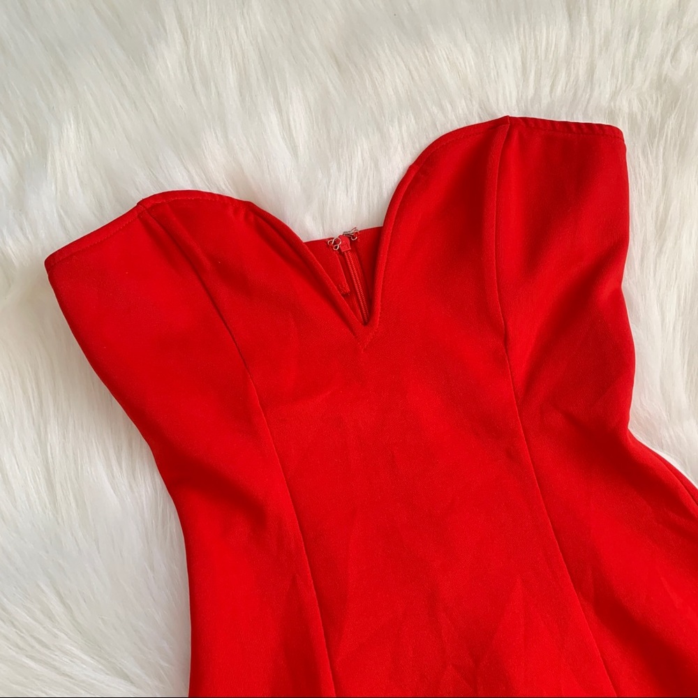 tobi red mini dress - Picture 2 of 6